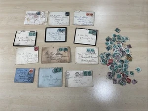GB Postal History Postmarks QV- KEVII + QV On Paper L927 - Imagen 1 de 14