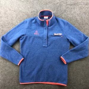 Western Kentucky Hilltoppers Sweater Women Medium Blue Pink Fleece Columbia PFG - Picture 1 of 10