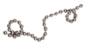 ¡NUEVO! ~ 30" Guirnalda de Cadena de Bola de Plata de Navidad ~ Collar con Cierre - Imagen 1 de 1