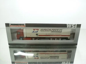 WSI PROMOTOYS 1045 DAF CF 85 BROUWER MIJDRECHT TRAILER - H0 1:87 - GOOD IN BOX - Imagen 1 de 5