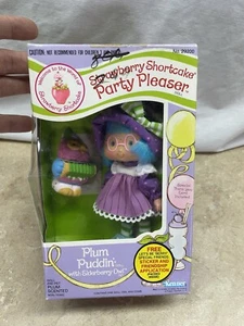 NUOVO Fragola Shortcake Party Pleaser Plum Pudding Puddin Sambuco Gufo 1983 - Foto 1 di 14