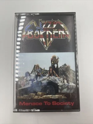 Lizzy Borden - Menace To Society Cassette 1986 Heavy Metal 4XT-73224 Enigma VG+ - Image 1 of 4