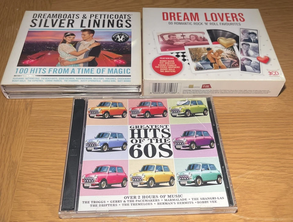 Dream Lovers Various 2018 CD + Dreamboats Petticoats + Greatest Hits Of The 60s - Image 1 of 1