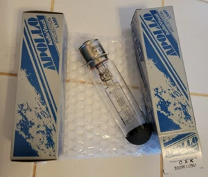 2 CXK 300W 120V Photo Projection LIGHT BULB Studio LAMP Projector Apollo NEW - Picture 1 of 3