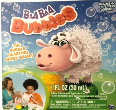BaBa Bubbles Blasting Sheep Game Preowned Eng & French Spinmaster Free Shipping - Image 1 of 4