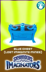 Skylanders Imaginators Lost Imaginite Mines Blue Chest NFC Card - Picture 1 of 2