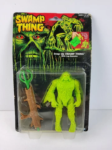 Kenner Swamp Thing Snap Up Swamp Thing Action Figure Vintage 1990 Toy NEW SEALED Cover