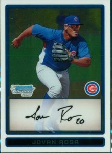 2009 Baseball Card Bowman Chrome Prospects BCP182 JOVAN ROSA  Chicago Cubs