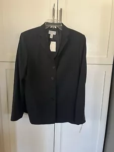 Talbots Mujer Blazer 14 Abrigo, Negro - Imagen 1 de 13