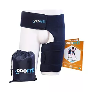 Hip Brace-Groin Wrap for Sciatica Pain Relief Thigh Hamstring Compression Sle... - Picture 1 of 6