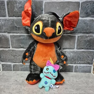 Build-a-Bear Stitch & Scrump Halloween Spooky Black Orange No Sound Box 44cm - Picture 1 of 7