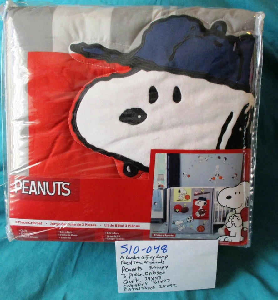 A Lambs and Ivy Co. Juego de cuna de 3 piezas Bed Time Originals Snoopy (510-048) Foto 1 de 4