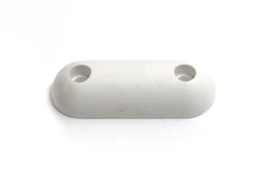 100 X White Rubber Oval Toilet Seat Buffer Pads 60mm X 22mm X 12mm | Onestopdiy - Picture 1 of 1