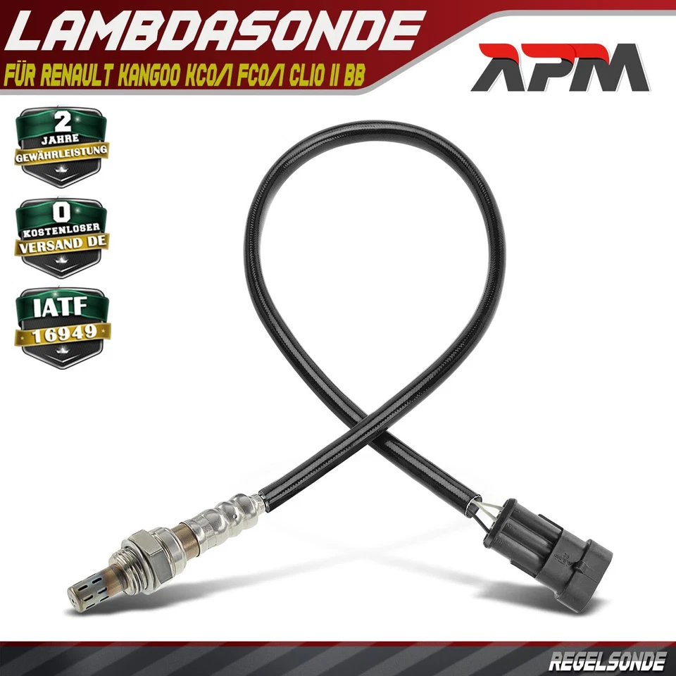 Sonda lambda sonda di regolazione per Renault Kangoo KC0/1 + Express FC0/1 Clio II BB CB - Immagine 1 di 4