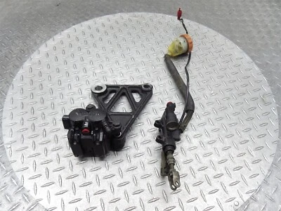 1988 88-90 Honda GL1500 Goldwing Rear Brake Master Cylinder Caliper Bracket Lot - Imagem 1 de 4