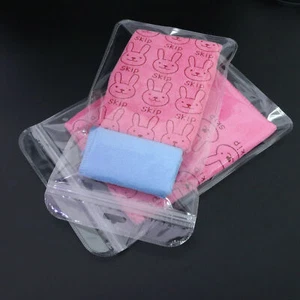 Pack of 50 Clear Plastic Clothing Protector Zipper Seal Lock Bags with Hang Hole - Picture 1 of 4