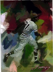 Roberto Clemente 2020 Artist Signed Limited Edition Print Card 40 of 50 - Picture 1 of 4