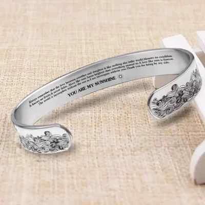 Elegante Pulsera Brazalete Brazalete Pulsera Única Joyería Titanio Acero Nueva Moda Foto 1 de 4