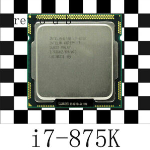 Intel Core i7-875K SLBS2 2.93 GHz Quad-Core 2.5GT/s 8MB LGA1156 CPU Processor