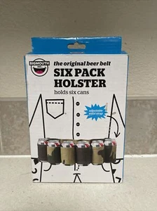 Big Mouth The Original Beer Belt 6 Pack Holster Adjustable Waist Strap Camo New  - Picture 1 of 2