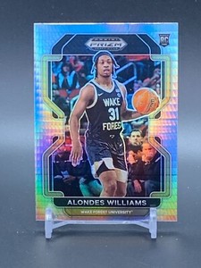 2022 Panini Prizm Draft Rookie Hyper #97 ALONDES WILLIAMS Wake Forrest RC