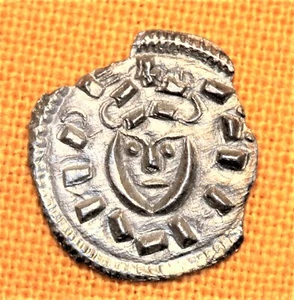 Medieval Hungarian Kingdom Coin - Bela II. Rex Silver Denar 1131 - 1141. - Picture 1 of 2