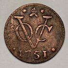 1700’s Coin - Netherlands East Indies Duit  FREE SHIPPING