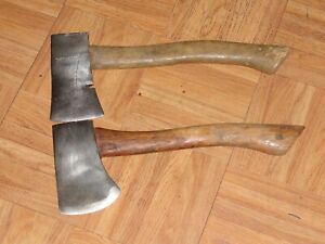 2 Vintage Small Axe/Hatchets Winchester and One Unmarked