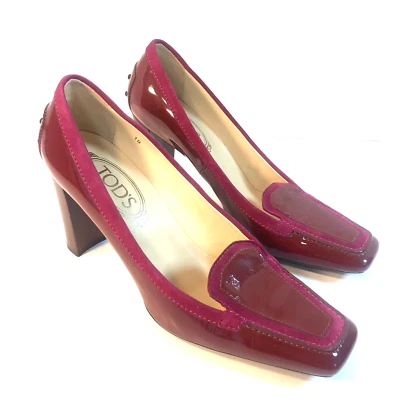 Zapatos de tacón TOD'S de charol rojo Swing Sellaria Access - 10 usados en excelente estado Foto 1 de 4