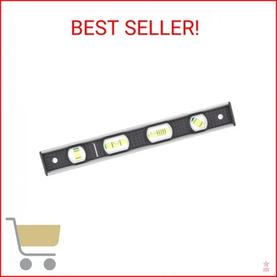 Swanson Tool Co SWTBL500M 12 inch Aluminum Frame Magnetic Toolbox Level with Pit - Image 1 of 2