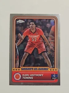 2024 Topps Chrome McDonald's #98 Karl-Anthony Towns Duke Blue Devils NCAA - Picture 1 of 2
