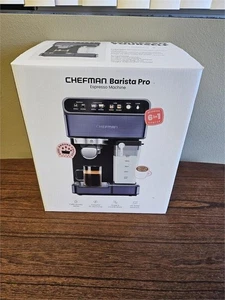 Chefman 6-in-1 Espressomaschine mit Dampfgarer, Automatische One-Touch - 20 Bar Pumpe - Bild 1 von 4