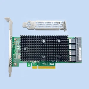 LSI 9400-16i SATA/SAS HBA Controller CARD 12 Gbps PCIe 16 Port Support NVME HDD - Picture 1 of 4