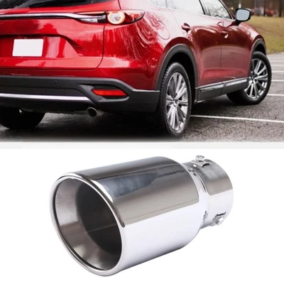 Chrome Stainless Steel Rear Exhaust Pipe Tail Muffler Tip For Mazda CX-5 CX-7 - Изображение 1 из 4