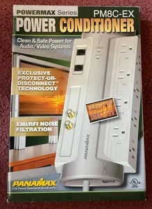 Acondicionador de línea eléctrica Panamax PM8C-EX 8 salidas protector contra sobretensiones B11 - Imagen 1 de 3