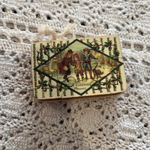 Navidad Madera De Colección Puzzle Adorno "Mensaje de Navidad" - Imagen 1 de 5