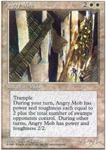 FBB Korean Angry Mob ~ Near Mint 4th Edition Fourth Foreign Black Border Stock I - Image 1 of 1