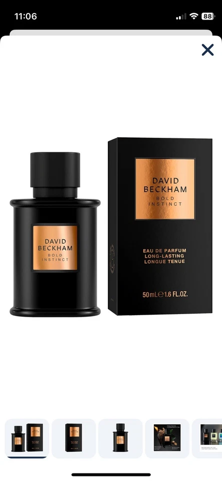 HERRENPARFUM DAVID BECKHAM Bold Instinct Eau de Parfum 50ml Neuware