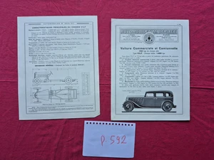 Prospectus P.592 : BERLIET voiture commerciale et camionnette 750 Kgs VILF - Picture 1 of 1