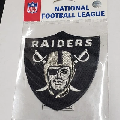 EK Success NFL licensed Las Vegas Raiders dimensional Sticker Pack and patch lot - Image 1 of 4