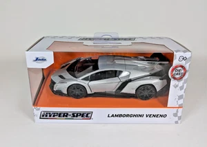 JADA Hyper-Spec Lamborghini Veneno Silver 1:32 Scale Diecast Toy Car - Picture 1 of 5