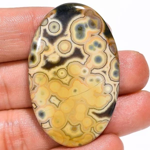 Antique Natural OCEAN JASPER Oval Cabochon Gemstone 56.20 Ct 27x44x5 mm TR-9 - Picture 1 of 7