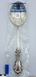 International Wild Rose Sterling Silver Cream Soup Spoon 6" *NEW* - Picture 1 of 1