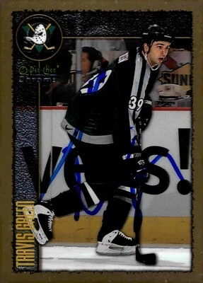 Travis Green - Signed 1998-99 O-Pee-Chee Chrome Card #162 - Image 1 of 2