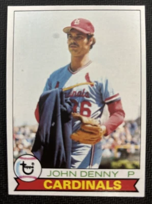 1979 Topps Set Break #59 John Denny EX-EXMT - Image 1 of 2