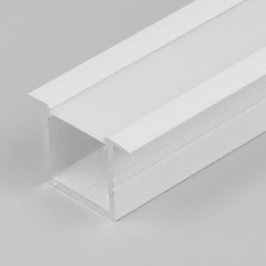 2m TH1 recessed alu LED profile extrusion channel white painted, diffuser cover - Picture 1 of 6