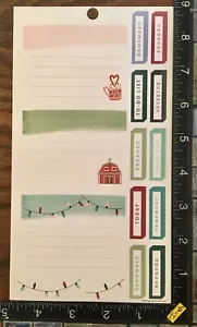 CHRISTMAS LABELS, THE HAPPY PLANNER, ONE SHEET BEAUTIFUL STICKERS #PEACE15 - Picture 1 of 2