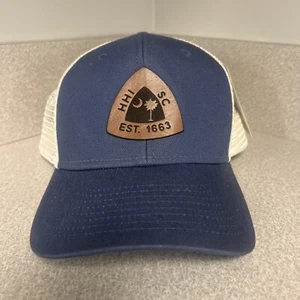 *HILTON HEAD ISLAND SOUTH CAROLINA* mesh Ball cap hat OURAY Leather Patch Adjust - Picture 1 of 7