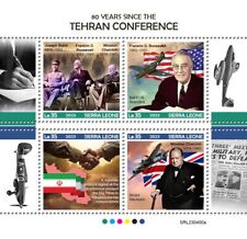 WWII Tehran Conference Churchill  Roosevelt MNH Stamps 2023 Sierra Leone M/S
