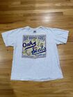VTG Bay Bridge Series Oaks Vs Seals MLB A's Vs Giants T-Shirt L Single Stitched